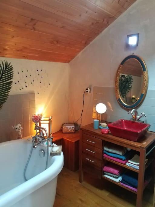 Chambres Et Coin Repas Coco Eco Bédouès Kültér fotó